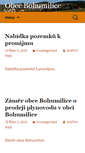 Mobile Screenshot of bohumilice.cz